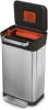 Joseph Joseph Intelligent Waste Titan Trash Can Compactor with Odor Filter, Holds Up to 90L After Compaction Stainless Steel 30L 3