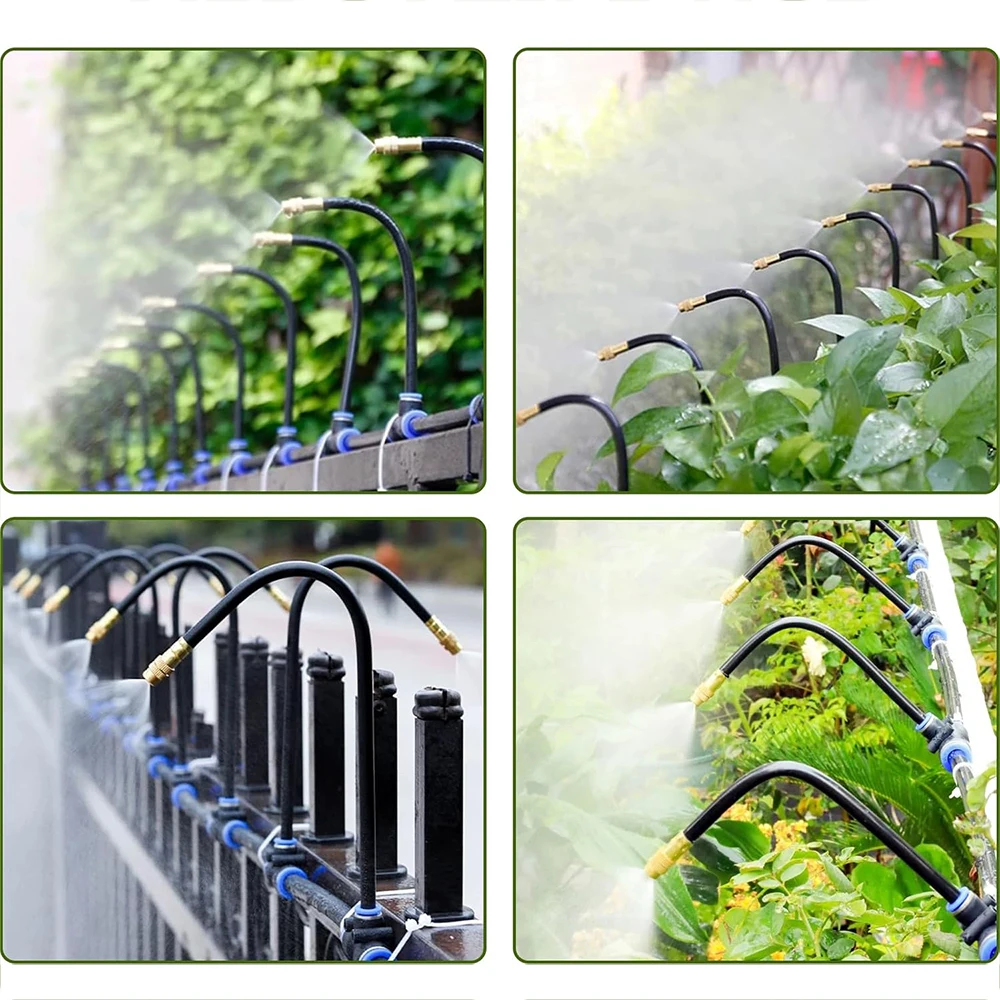 Watering System For Hanging Baskets 49.21Ft Drip Irrigation System, 360 ...