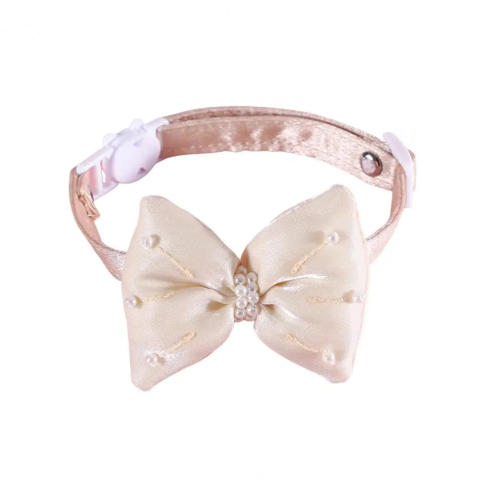 

Pet Neck Circle Stylish Adjustable Pet Collars with Bow Heart Pendant Cute Cat Neck Strap Exquisite Pet Accessories for Dressing