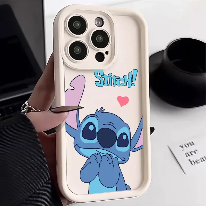 Stitch Happy Cute Phone Case For iPhone 3