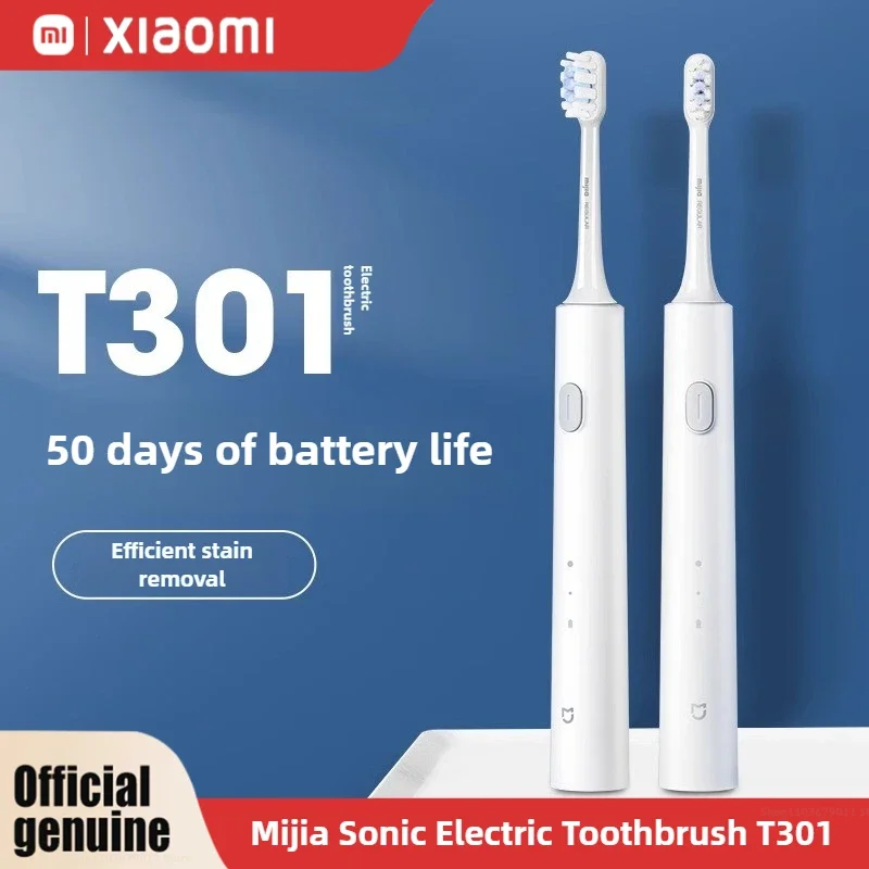Iconic Brand MIJIA Sonic Electric Toothbrush T301 Cordless Rechargeable Toothbrush IPX8 Waterproof Rust-Free Electronic Tooth Brush