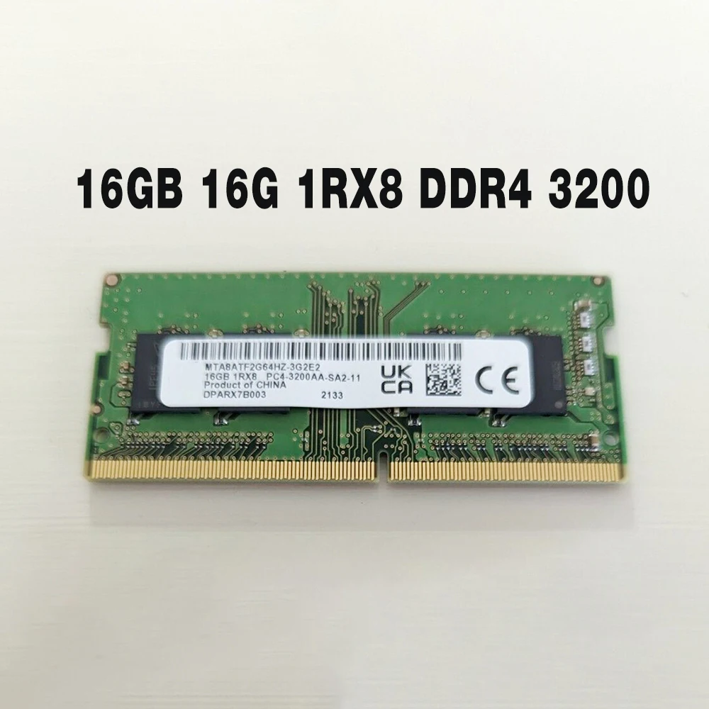 

1PCS For MT RAM MTA8ATF2G64HZ-3G2E1/E2 Notebook Memory Fast Ship High Quality 16GB 16G 1RX8 DDR4 3200 PC4-3200AA-SA2-11