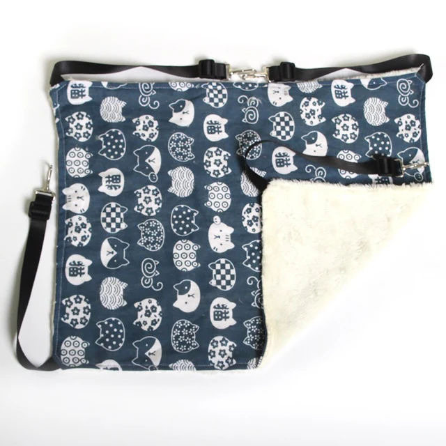 All-Season Cat Hammock for Cages, Durable Canvas & Linen, S/M/L Sizes, Easy Installation & Cleaning 3