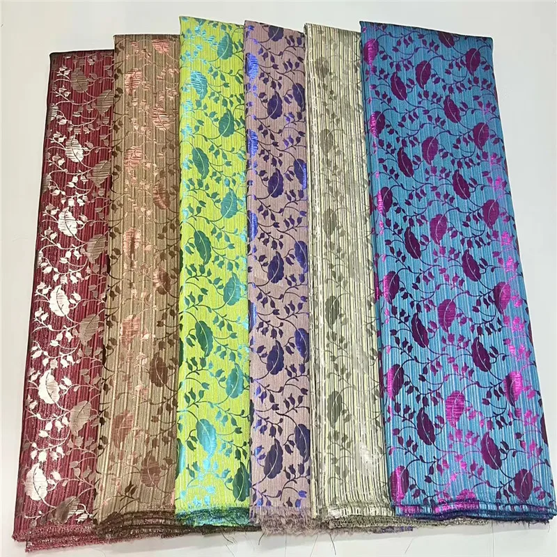 

Latest African Lace Fabric High Quality Brocade Jacquard Lace Fabric French Organza Lace Nigerian Lace Fabric For Wedding H99-6