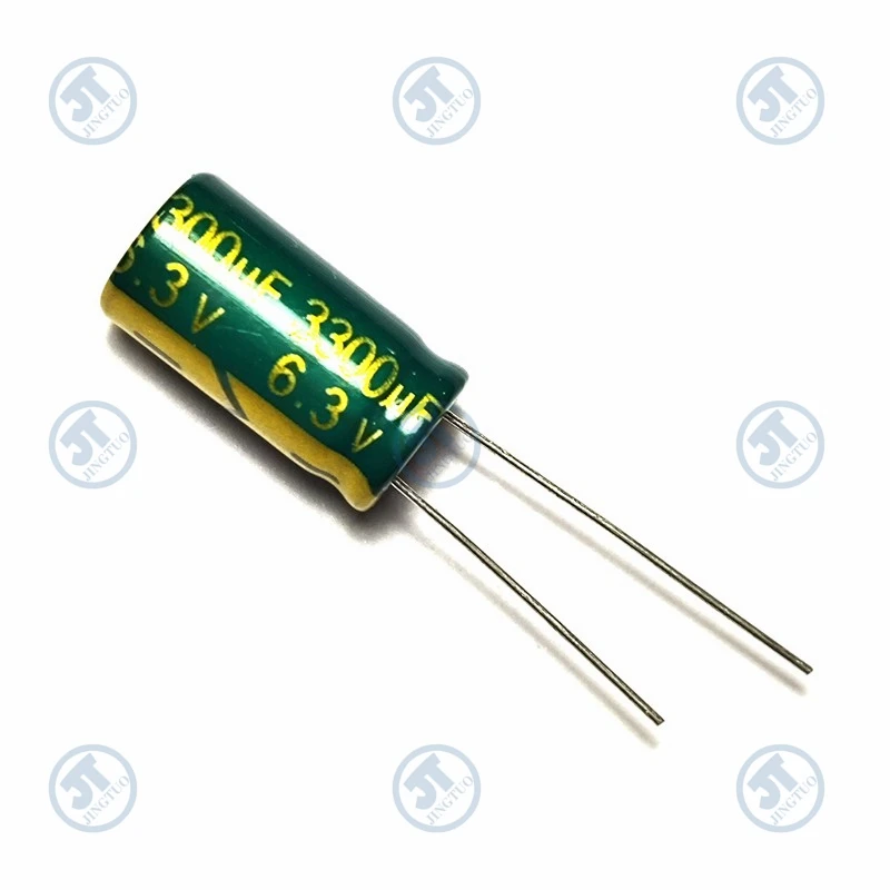 

3 шт. 3300uF6.3V 6.3V3300uF 3300MFD 6.3WV 10*20 мм радиальный алюминиевый электролитический конденсатор