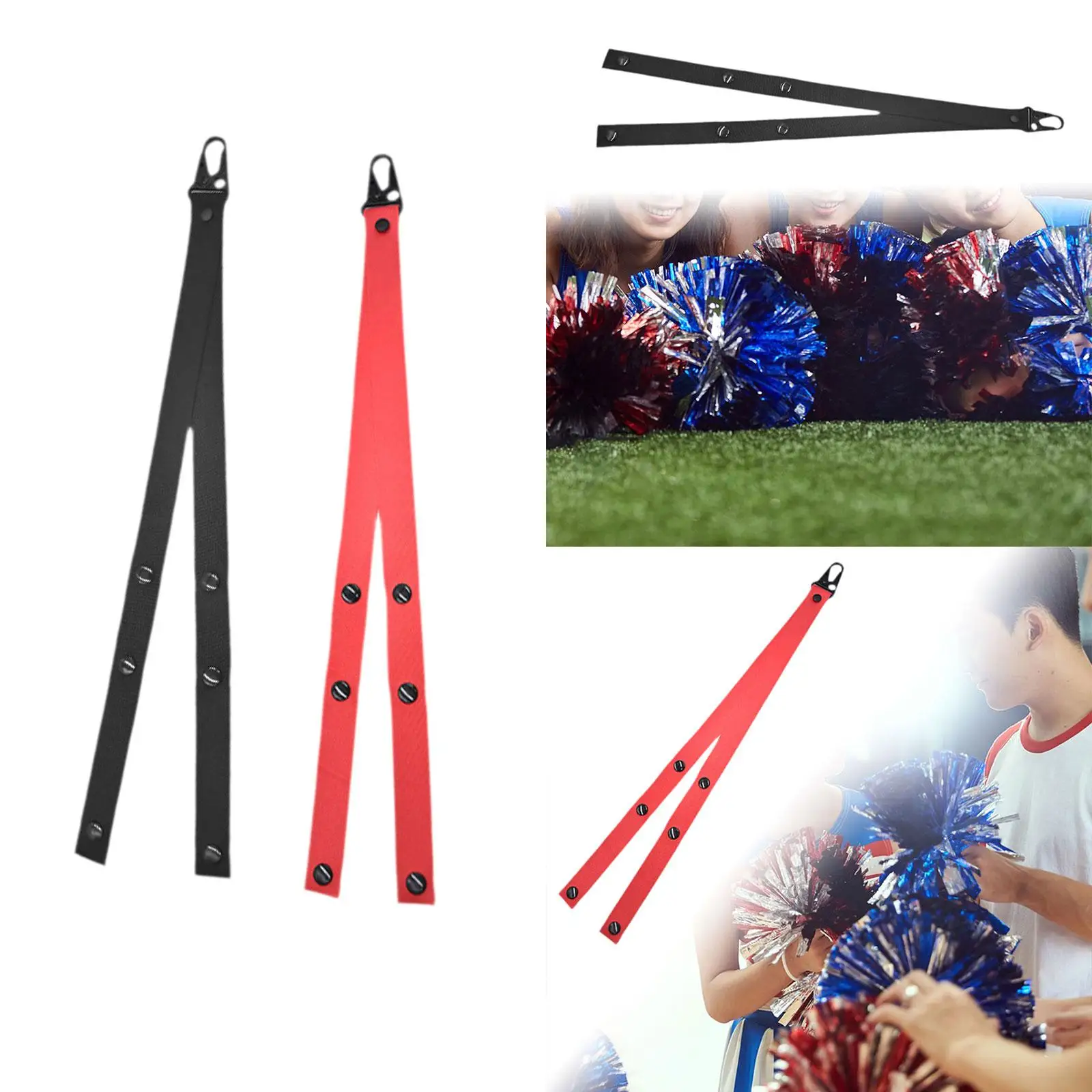 Pom Poms Holder Strap Cheer Pom Poms Holder for Bag Cheerleading Accessories