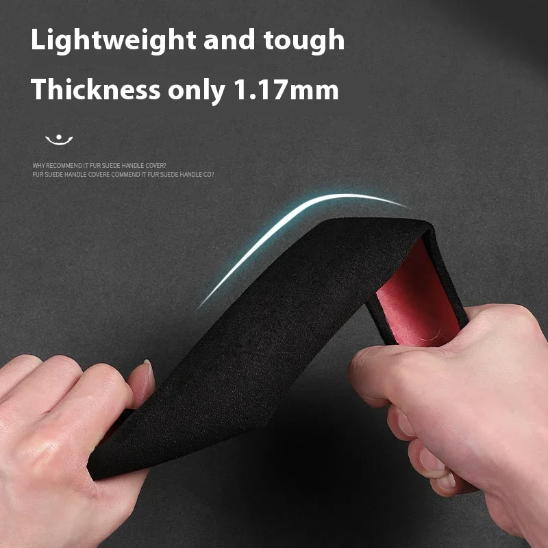 Car Suede Steering Wheel Cover Sweat-absorbin for Great Wall GWM Tank 300 500