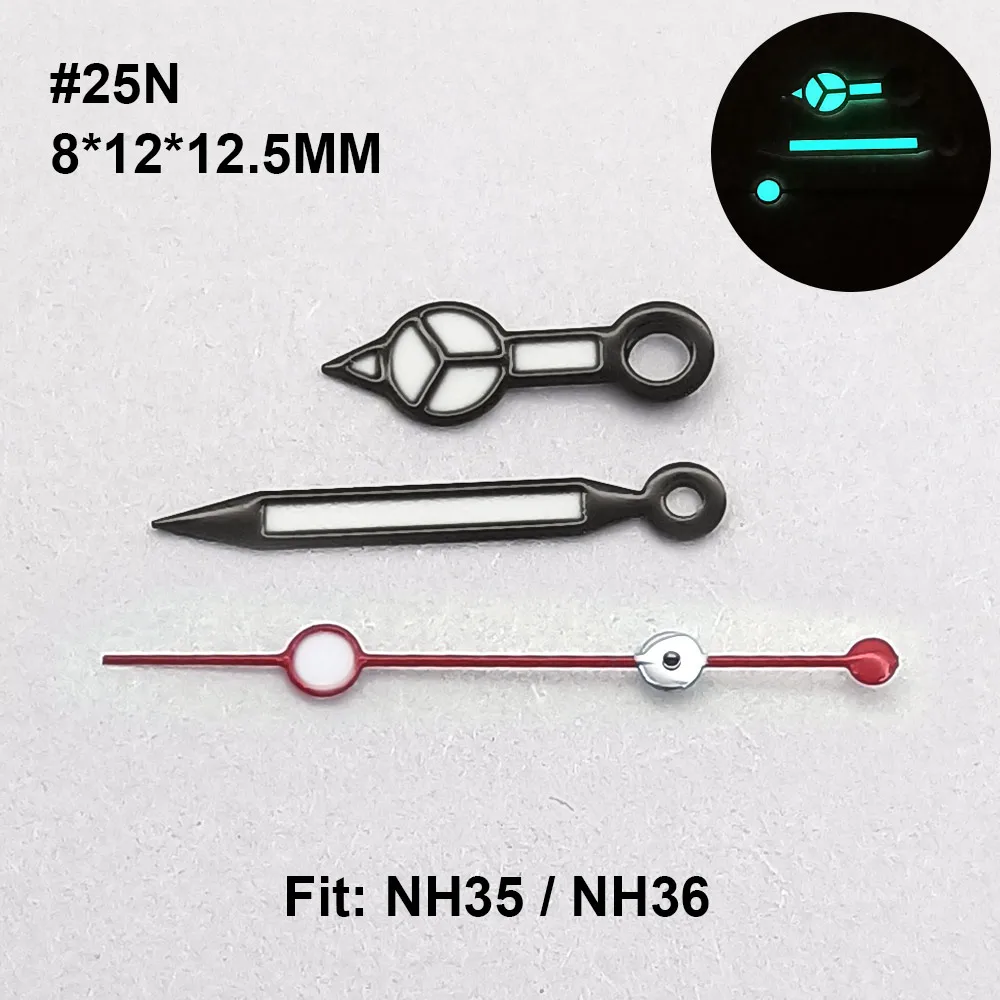 Luminous 12.5mm Watch Hands - Premium Watch Accessories
