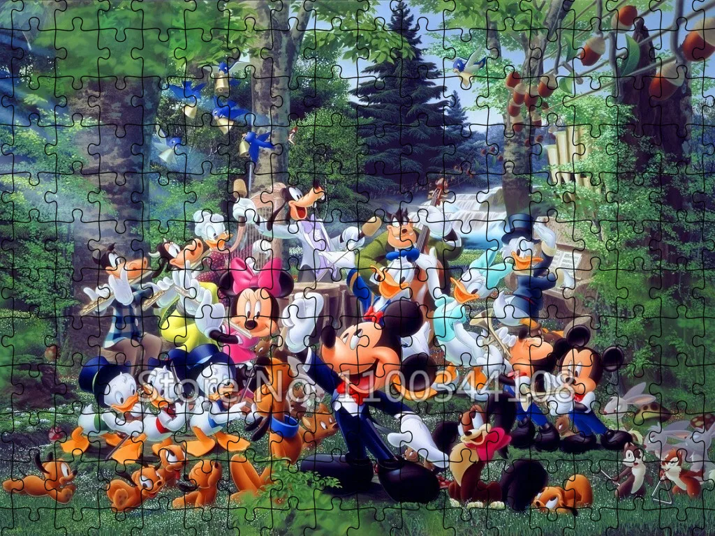 Mickey Mouse Villains Jigsaw Puzzles 300/500/1000 Pieces Disney