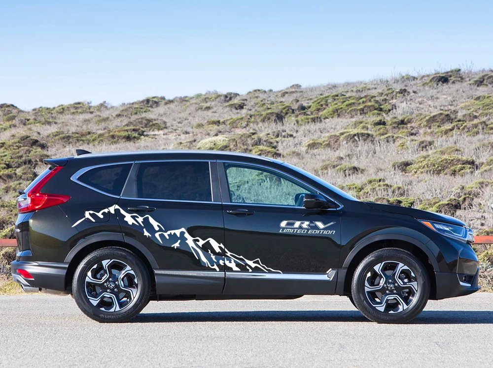 Autotür Seiten aufkleber für Honda CR-V 1 2 3 4 5 Grafiken Mountain Limited Edition Stil Vinyl Aufkleber Dekoration Autozubehör – Detail 2