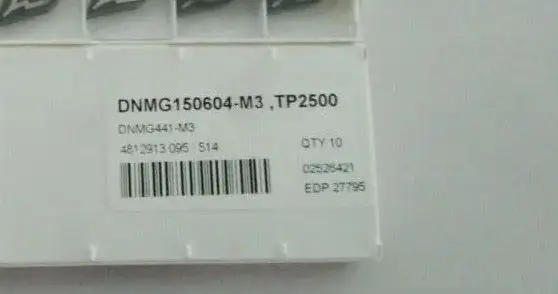 F 10 PCS CARBIDE INSERT DNMG 150604 M3 TP2500