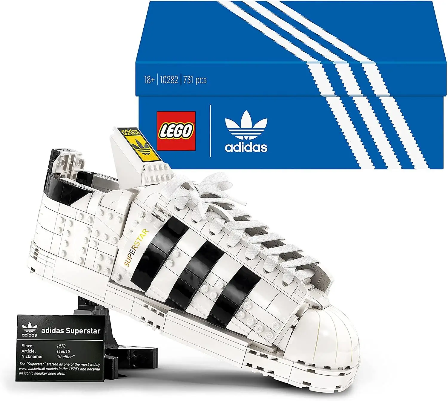 Goodwill Wrok Shuraba Lego 10282 Adidas Originals Superstar Speelgoed Winkel Lego|Geld & Bank  speelgoed| - AliExpress