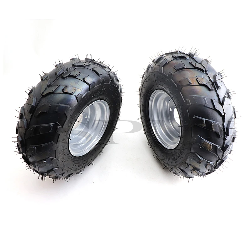 6 Inch Wheel 145/70-6 Tubeless tire 2 Pcs/lot Fit For 50cc 70cc 110cc Small ATV Quad Bike snowplow lawn mower vacuum Tyre Wheels