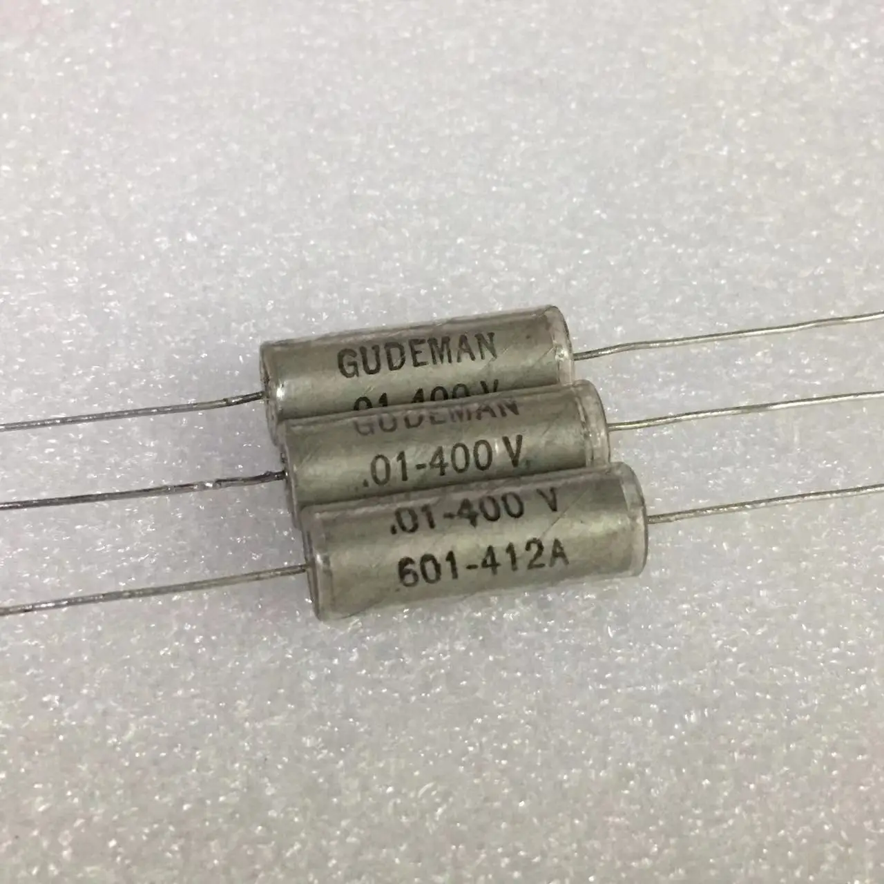2pcs America GUDEMAN 400V 0.01UF 103 audio coupling oil guitar capacitor 9x26mm
