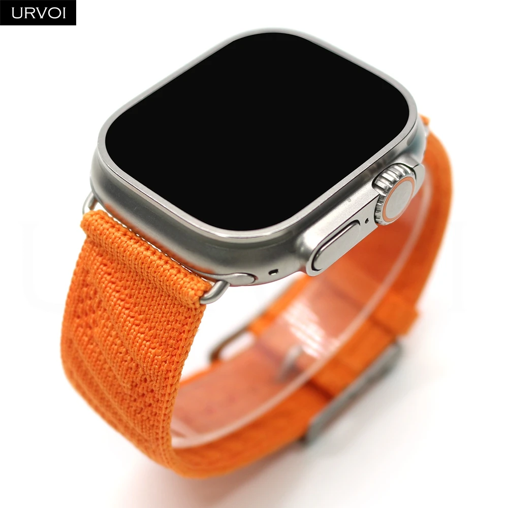 URVOI Ocean Waves Pattern Strap with Custom Buckle