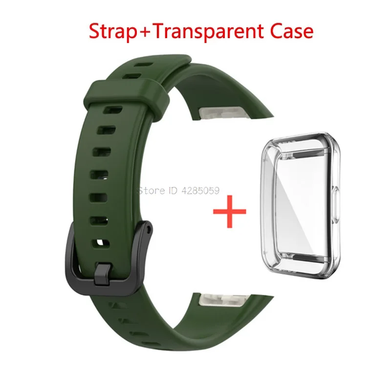 Premium Full-Screen Protector Case with Soft TPU Protective Bumper and Silicone Strap