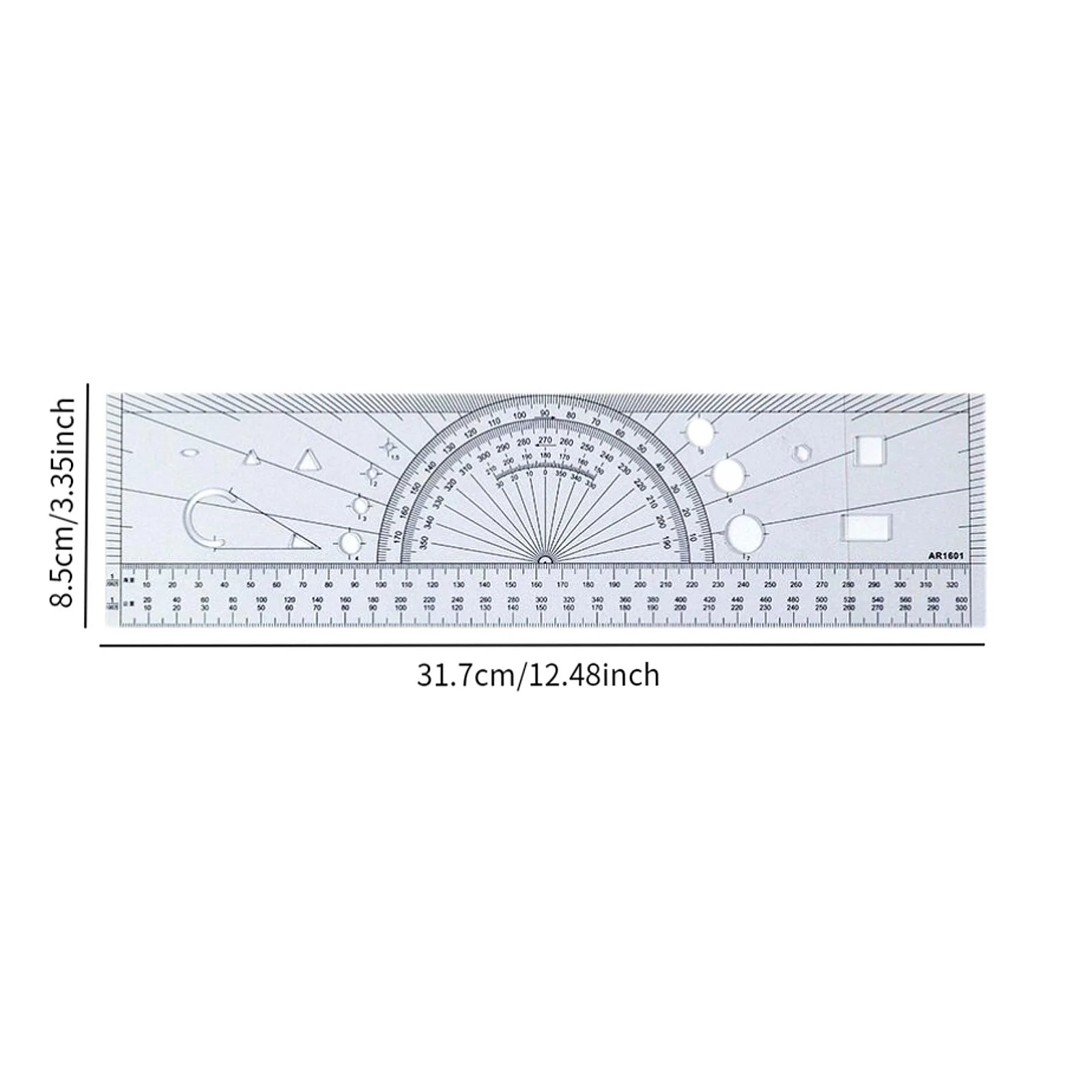Aviation Navigation Plotter Practical Pilots Device Lightweight Portable Measurements Azimuth Planning Tool