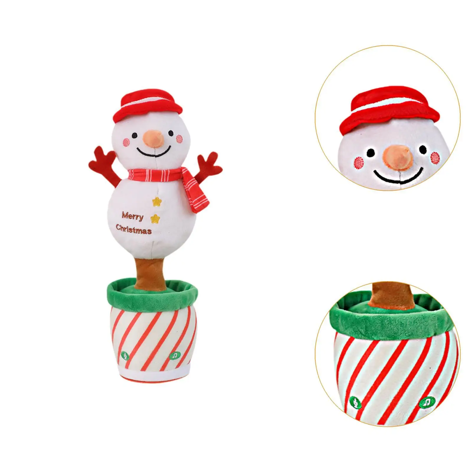 Electric Dancing Christmas Toy Christmas Electric Plush Toy Figure