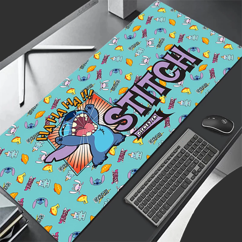 Gaming Mouse Pad Large Gamer XXL Stitch Keyboard Desk Mouse Mat Carpet Rubber Tapis Souris Gaming Notbook Pc Mousepad For LOL 4