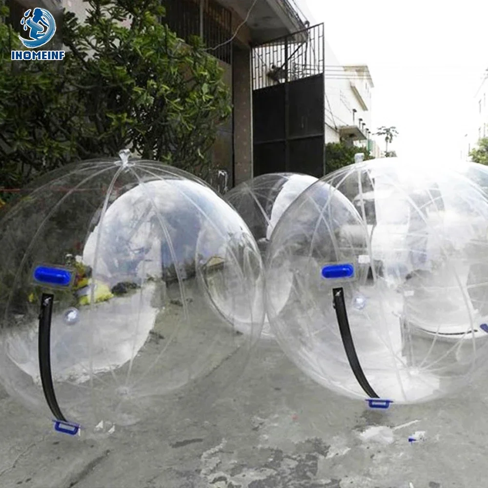 Water Play Toys (Support DIY Size) 1.2-2.5 M Inflatable PVC Water Walking Balls 0.8mm Thicken Transparent Without Handle for Water Play Toys