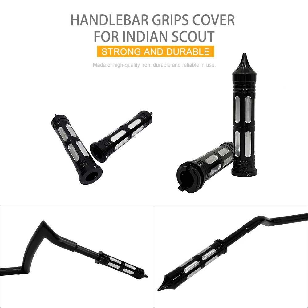 Copertura Manopole Manubrio Per Indian Scout Bobber Scout Sixty Accessori Moto Filo Farfallato