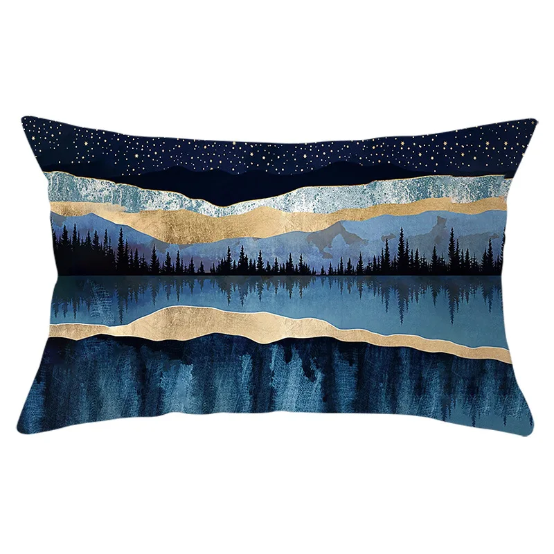 30x50cm Sun Mountain Landscape Pillowcase Decorative Sofa Cushion Case Bed Pillow Cover Home Decor Gift Car Cushion Cover