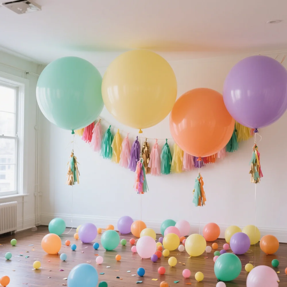 Macaron Gloss Party Balloons 2