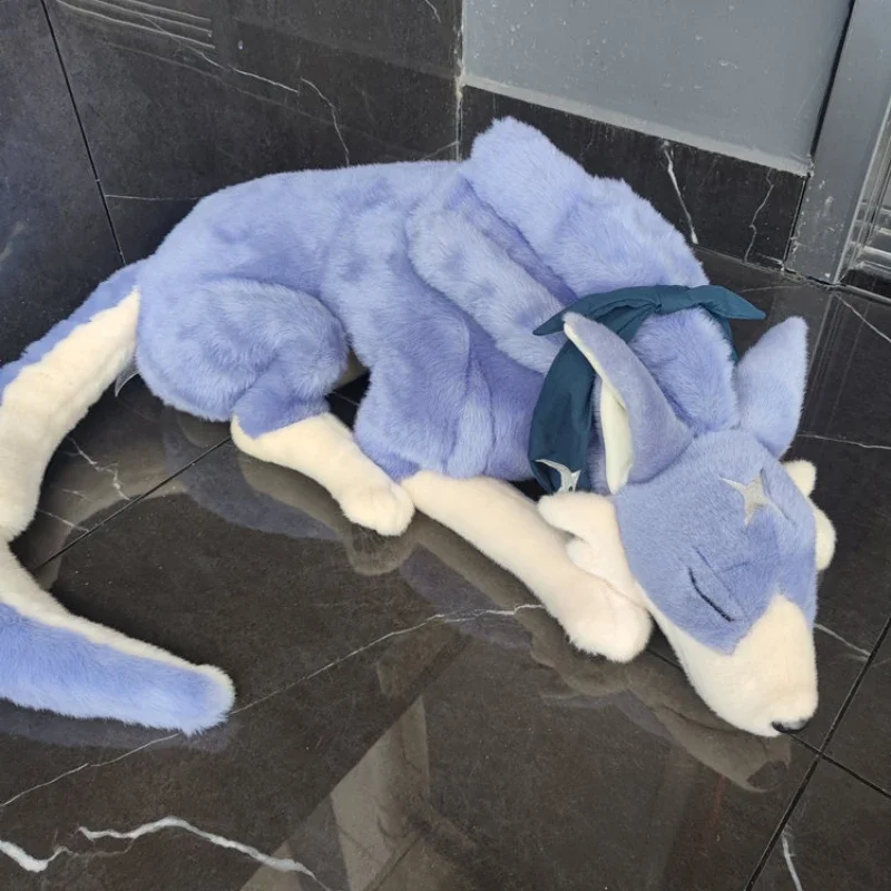 60cm Original Monster Hunter Rise Palamute Plush Cushion Pillow Children's Cute Plush Doll Christmas Gift Home Decoration 5