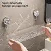 Bathroom Shelf Suction Cup Wall Mount Corner Storage Shelves Shampoo Holder Cosmetic Rack Shower Drain Basket Bathroom Organizer 4