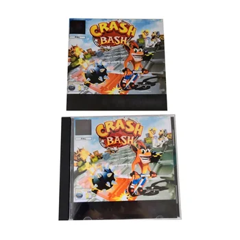 PS1 Crash Bash PAL Copia Disco Gioco Fondo nero Sblocco Console Stazione 1 Parte per videogiochi con driver ottico retrò 1