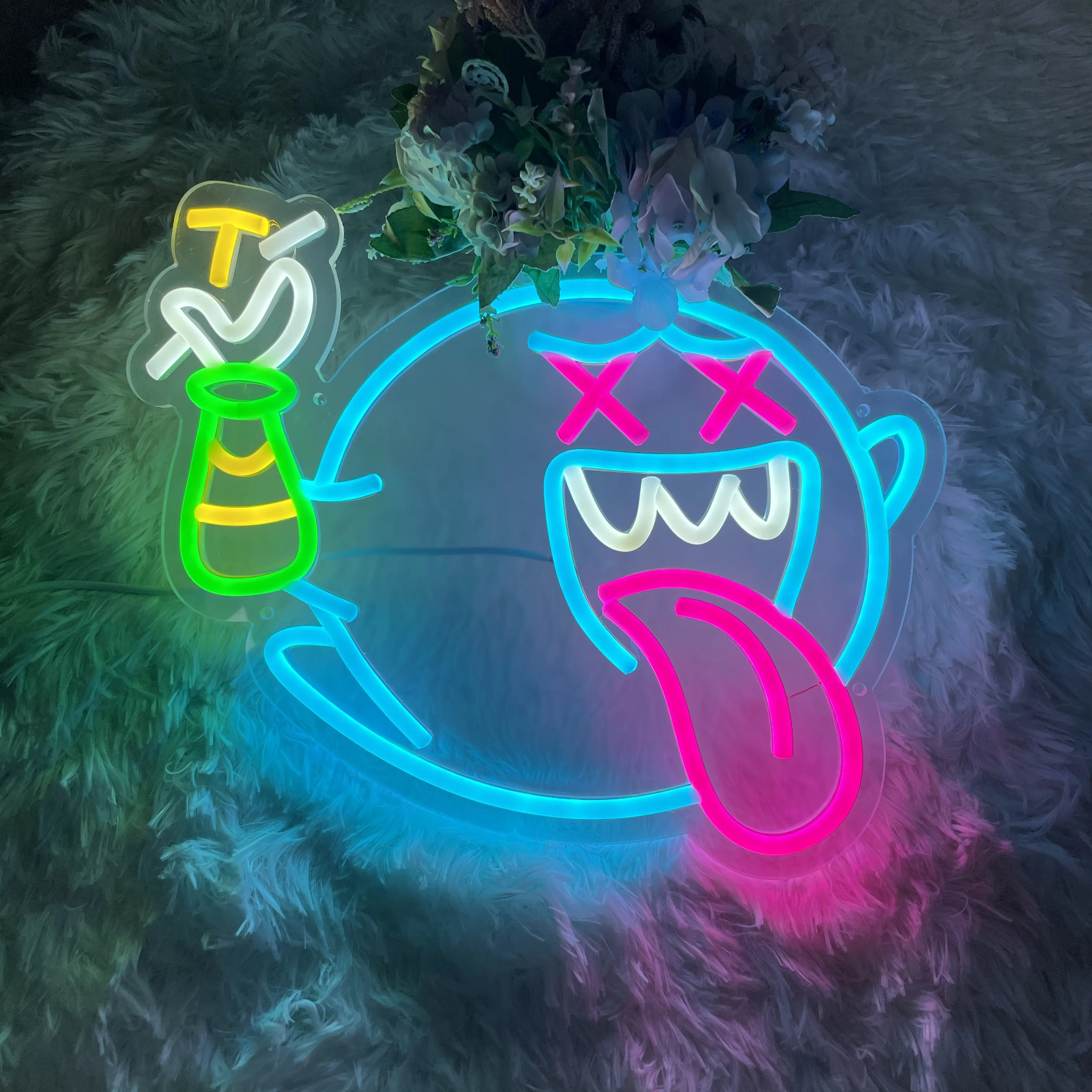 

Неоновая вывеска Animes, домашний декор на заказ, декор для гостиной, магазина, Настенный декор, зеленые светодиодные огни, геймером, Ресторан, Бар, клуб, Свадебная вечеринка