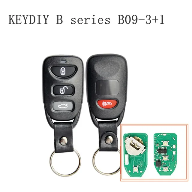 10pcs KEYDIY KD B09 กุญแจรถ 3/4 ปุ่ม Universal Remote กุญแจรถสําหรับ KD900 KD900 + URG200 KD-X2 B Series กุญแจรถ 3