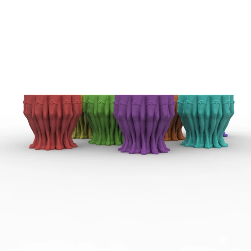 Sexy Beauty Legs Gypsum Flower Pot Silicone Mold Epoxy Resin Casting Mold Succulent Vase Cement Mold Holder Drop shipping