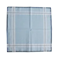3Pcs 40x40cm 100% Cotton Business Classic Striped Plaid Men Pocket Square Scarf Handkerchief Wedding Party Gift 6