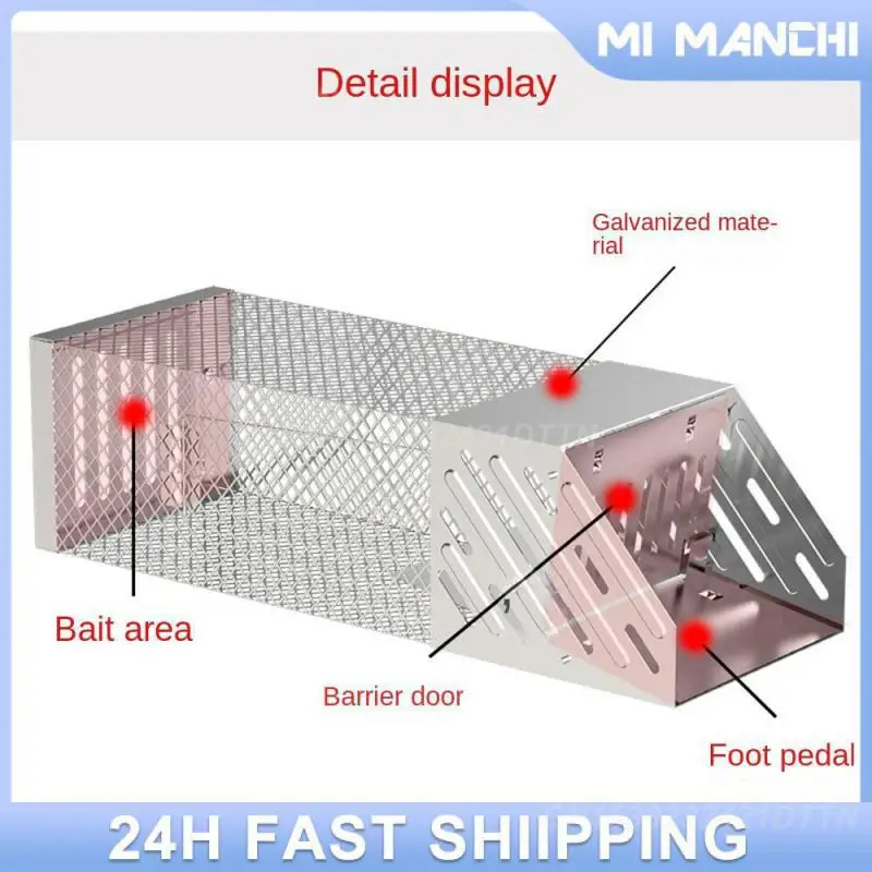 

Ловушка для мыши, грызун для крыс, ограничитель, безопасная клетка для мыши, металлическая ловушка для живых мышей, продукты для борьбы с вредителями, мыши, грызуны, крысы, Ловец