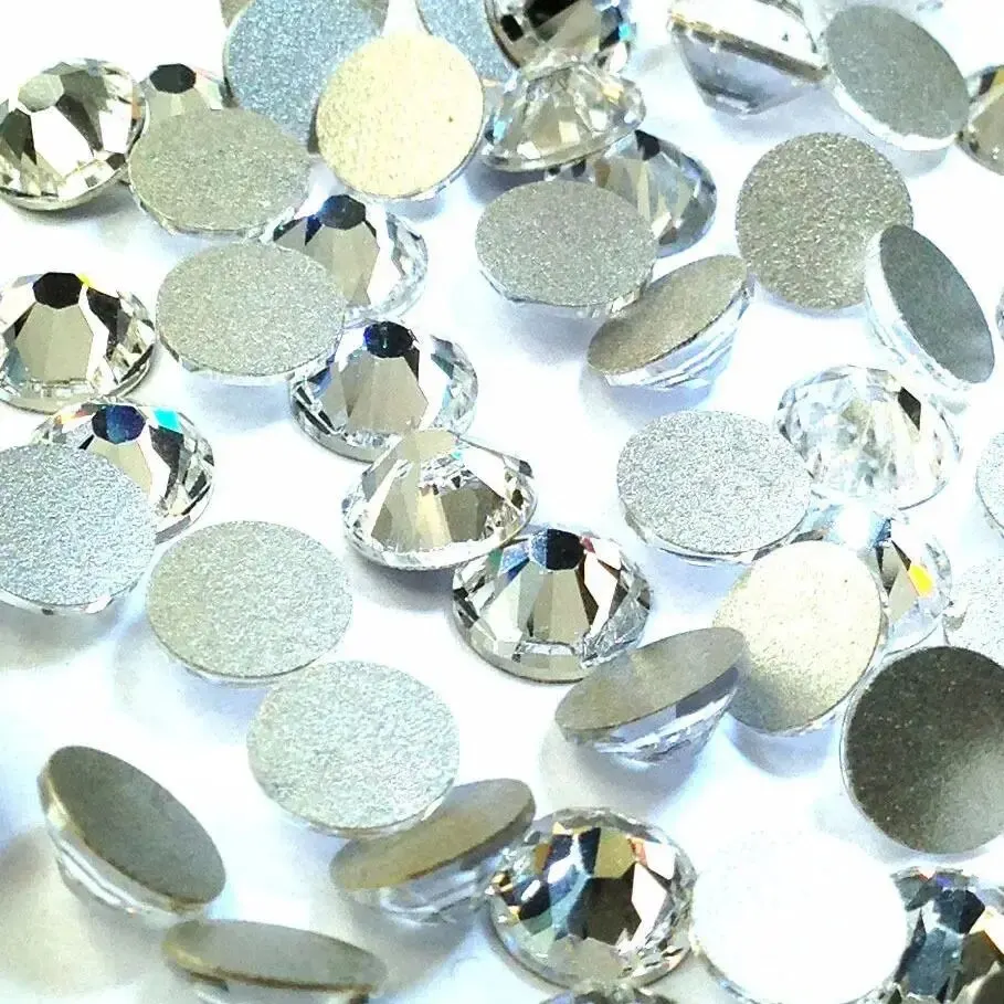 Non Hot Fix Flatback Rhinestones Nail Art Accessories Garment Decorations Crystal Nail Sticker DMC Glitter Stone Diamond DIY