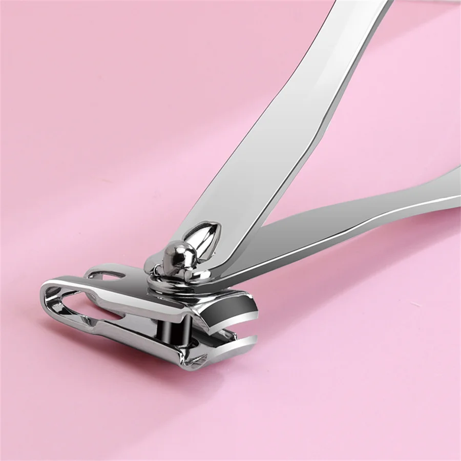 Anti Splash Large Stainless Steel With Rotatable 360 ° Nail Clippers Manicure Tools Foot Repair Tools Personal Care Tools 3