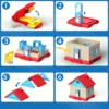 14PCS/Set Children's Beach Toys Snow Toys Fun Creative Outdoor Play  3D Sand House Building Blocks Game for Boy's Girl's Gifts 2