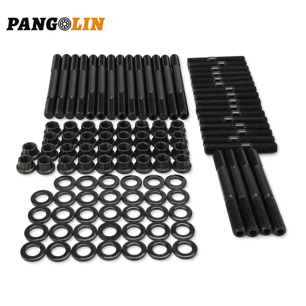 Cylinder Head Stud Kit PCE279.1001 12Point Chromoly Fit For Chevy