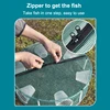 3/4 Holes Fish Shrimp Automatic Trap Crayfish Catcher Fish Network Baits Cast Mesh Trap 30/35cm Fishing Net Mesh Folded Round 4