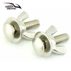 KEEP DIVING 2PCS 316 Stainless Steel Butterfly Screw Bolts and Wing Nuts for Backplate Scuba Diving BCD Accessories SSA-LSM830 1