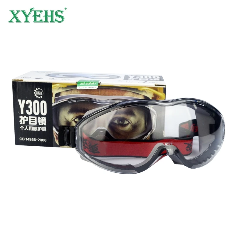 XYEHS-gafas de seguridad antivaho de policarbonato, marco de silicona suave, resistente a impactos y arañazos, para trabajo, construcción de laboratorio