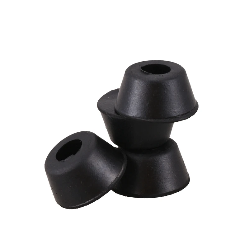 원뿔형 오목 고무 발 범퍼 패드, 블랙, 21mm X 10mm, 30 개
