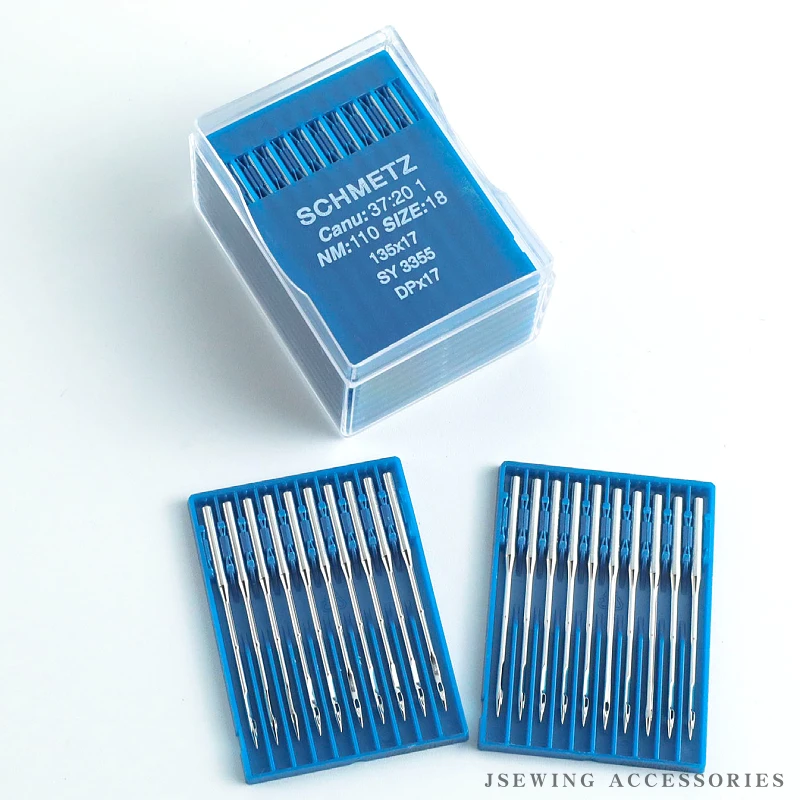 50PCS DPX17 Schmetz Needles For Industrial Walking Foot / Chainstitch Sewing Machine SY3355 37:20 135X17 SY 3357
