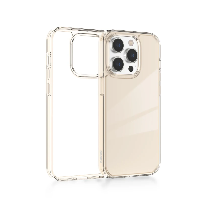 Kzdoo-estojo Protetor para Iphone 14 14plus 14pro 14pro Max à Prova de Choque Claro Transparente Anti-riscos