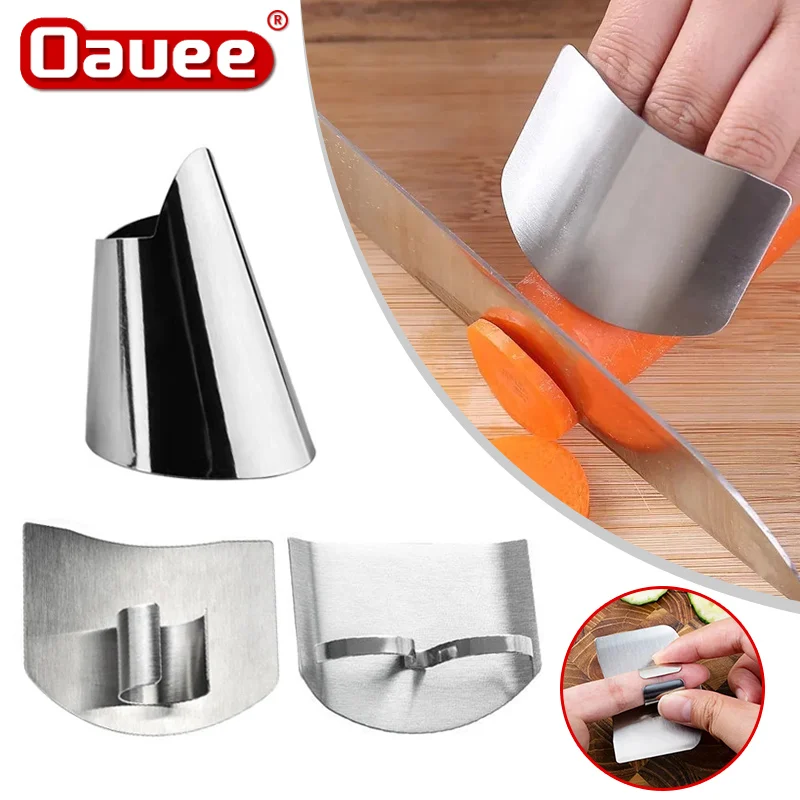 Stainless Steel Finger Guard Finger Hand Cut Hand Protector Knife Cut Finger Protection Kitchen Cooking Knives Tool Accessories