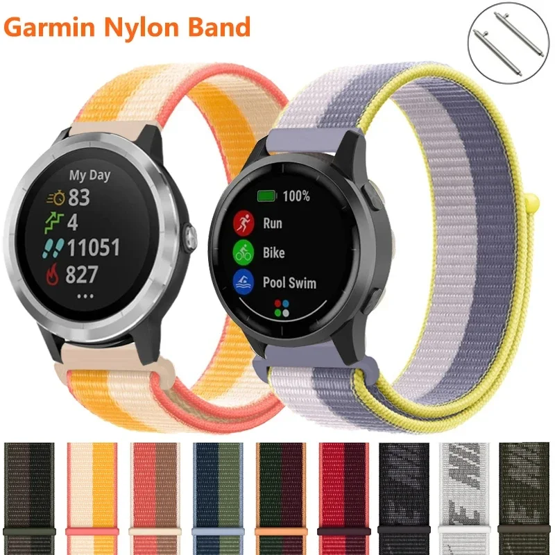 Versatile Nylon Loop Band - 20mm/22mm Adjustable Bracelet Strap