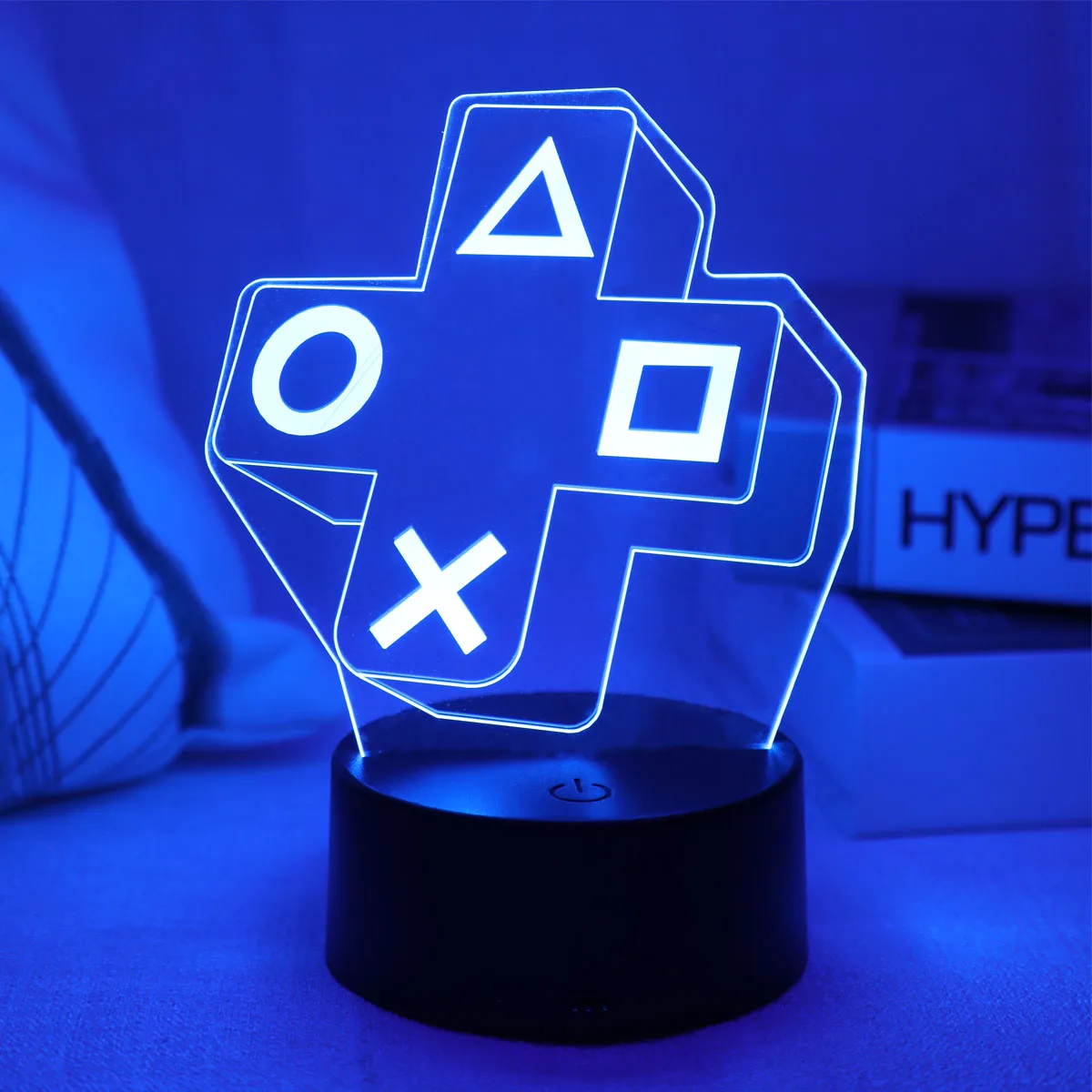 3D Gaming Controller LED Night Light 5