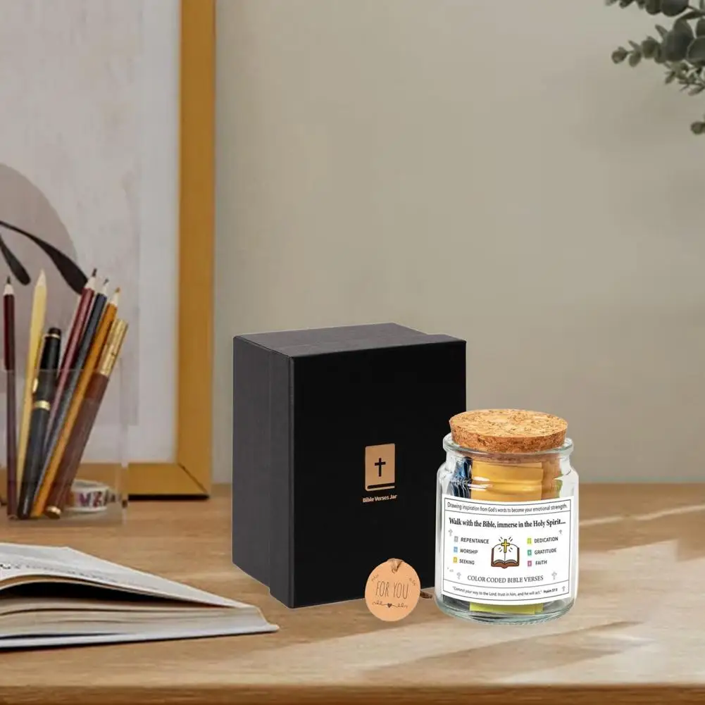 

Вдохновляющая Библия Jar благодарность медитация банка вдохновляющие Библии цитаты Стеклянная банка для внимательности эмоциональная благодарность