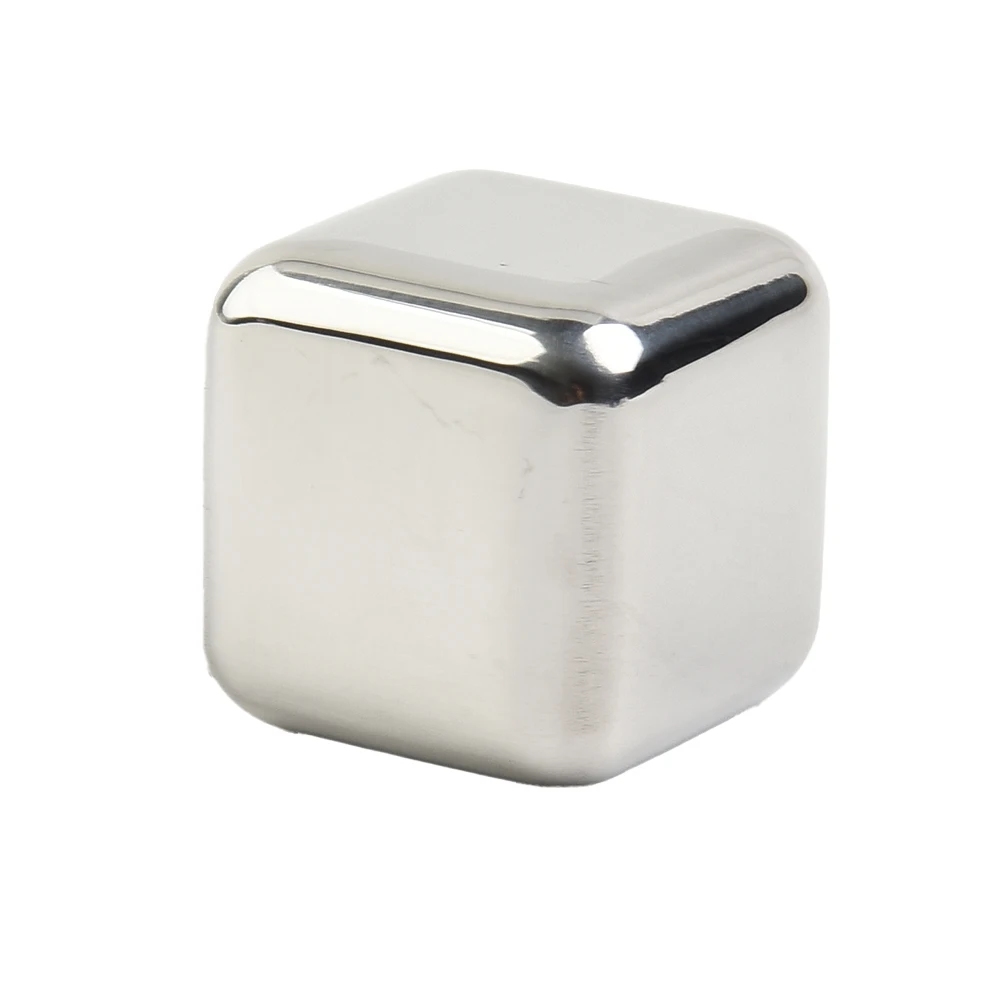 Stainless Steel Ice Cubes Reusable Chilling Stones For Whiskey Wine Drink Cold Bartending Utensils Mixing Drink Cooling Ice
